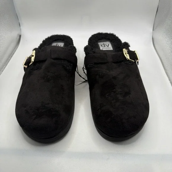 Dolce Vita Anina Mules Women's Black Buckle Comfort Slip On Shoes Size 8 - Picture 6 of 11